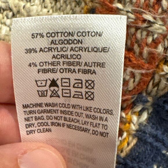 Lucky brand woven open cardigan size medium - Picture 3 of 4